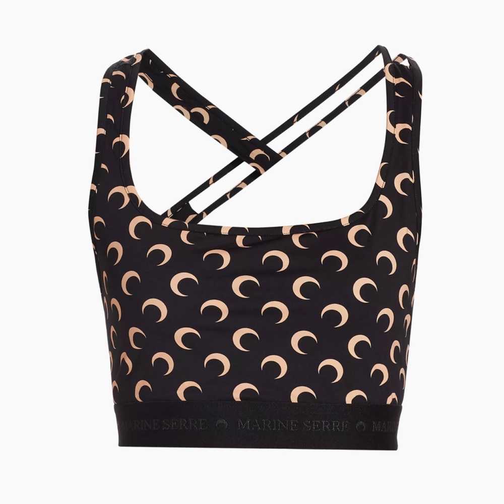 Marine Serre Moon Bra Top